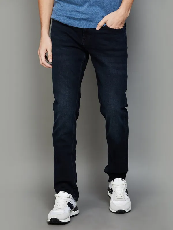 SPYKAR washed black denim jeans