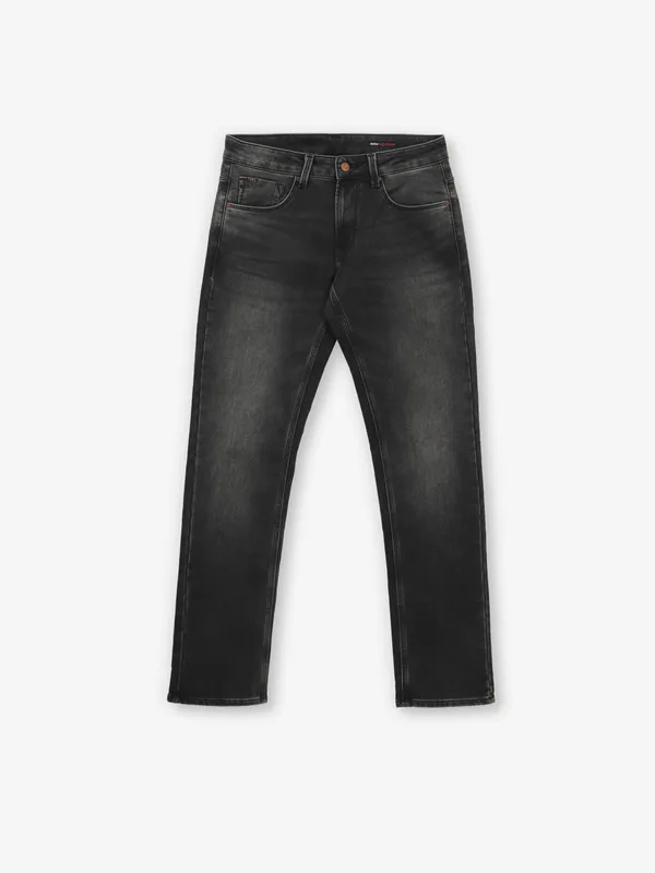 SPYKAR washed charcoal black slim fit jeans