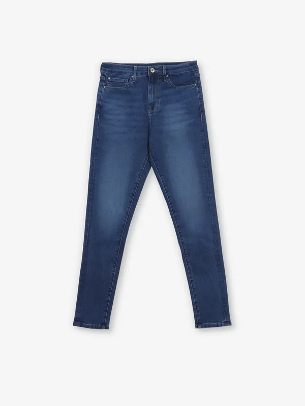 SPYKAR washed denim blue jeans