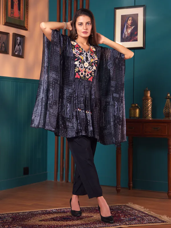 Stunning black silk co ord set