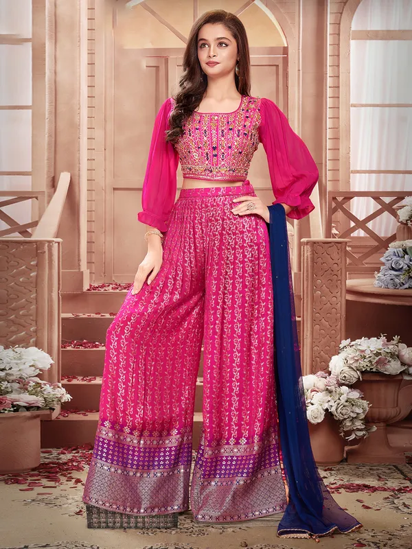 Stunning rani silk palazzo set