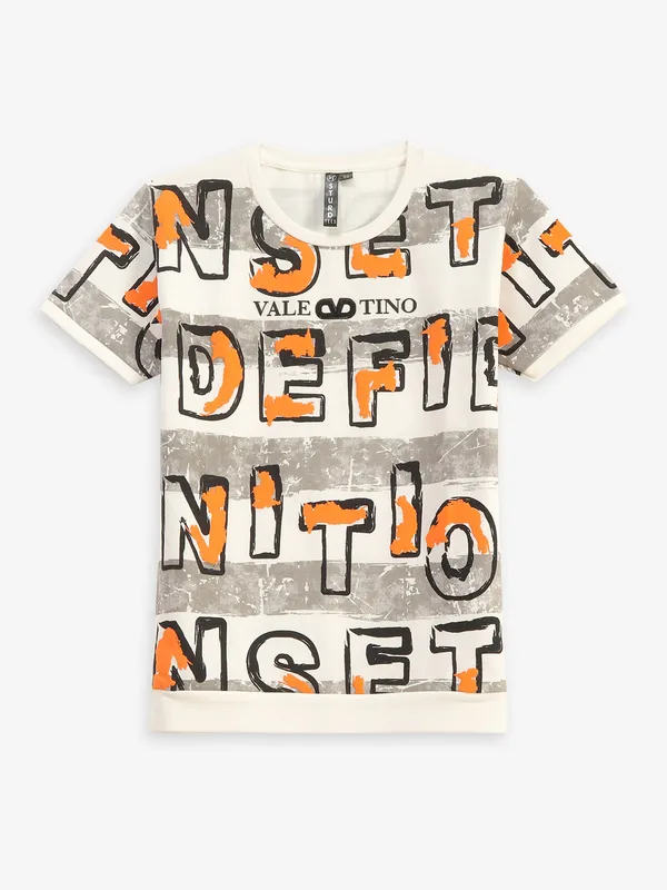 STURD off-white printed cotton t-shirt