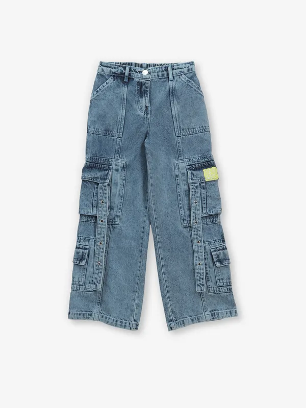 TINY GIRL light blue cargo jeans