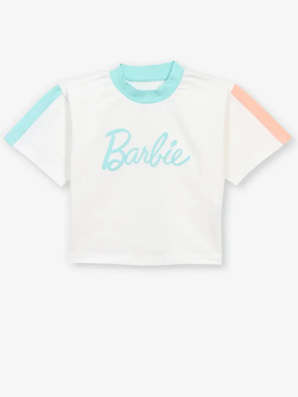 TINY GIRL off white cotton t-shirt for girls