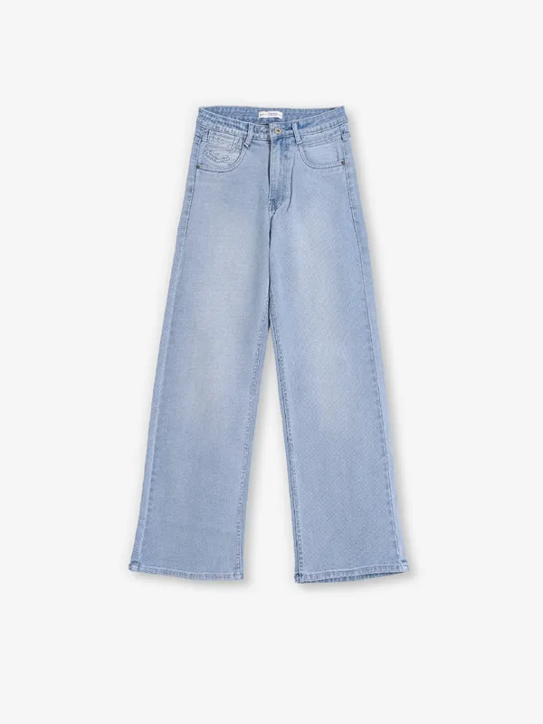 TRIXY sky blue straight jeans