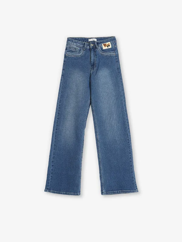 TRIXY washed light blue jeans