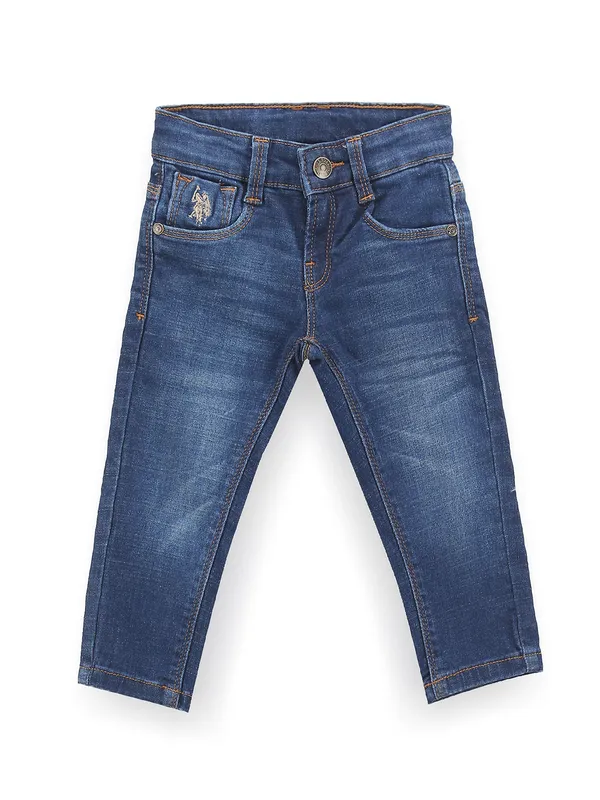 U S POLO ASSN blue denim washed jeans