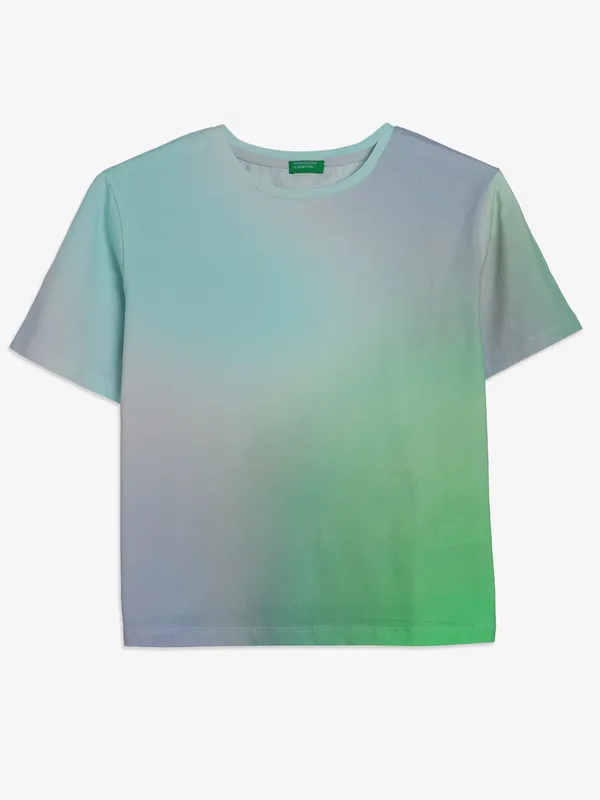 UCB blue shaded half sleeve t-shirt