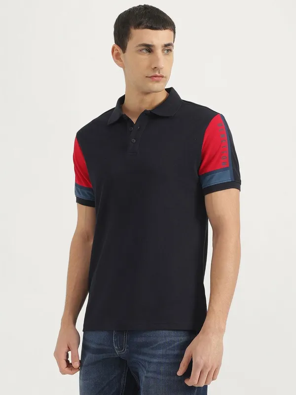 UCB charcoal black cotton t-shirt