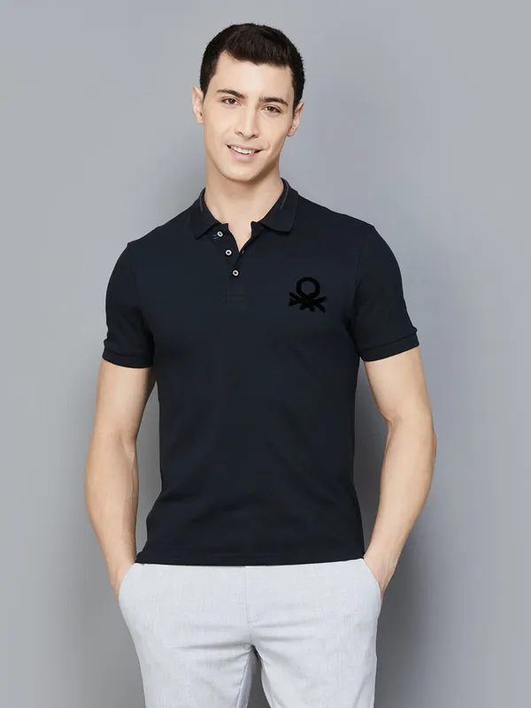 UCB dark grey polo t-shirt