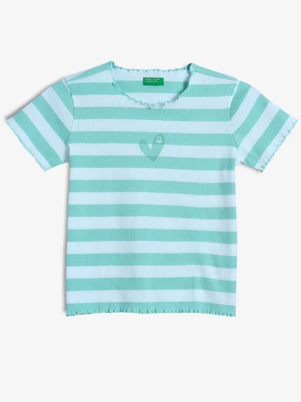 UCB mint green stripe t-shirt