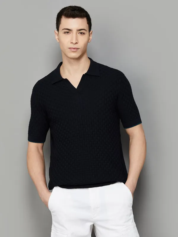 UCB navy half sleeve polo t-shirt