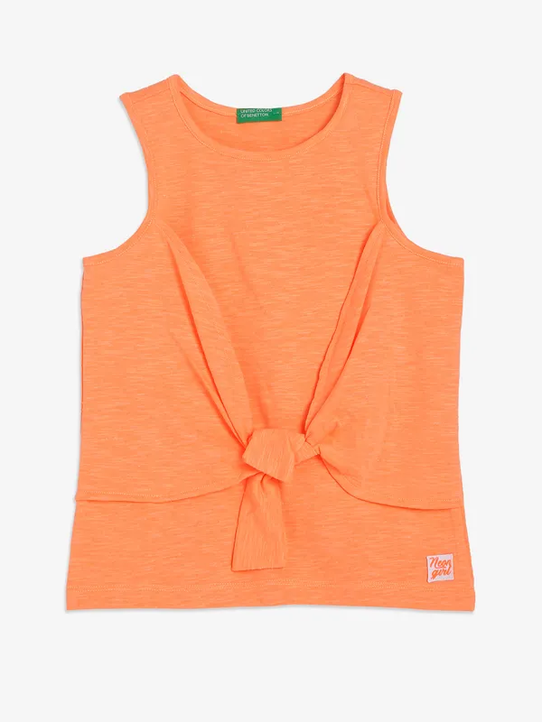 UCB orange cotton tank top