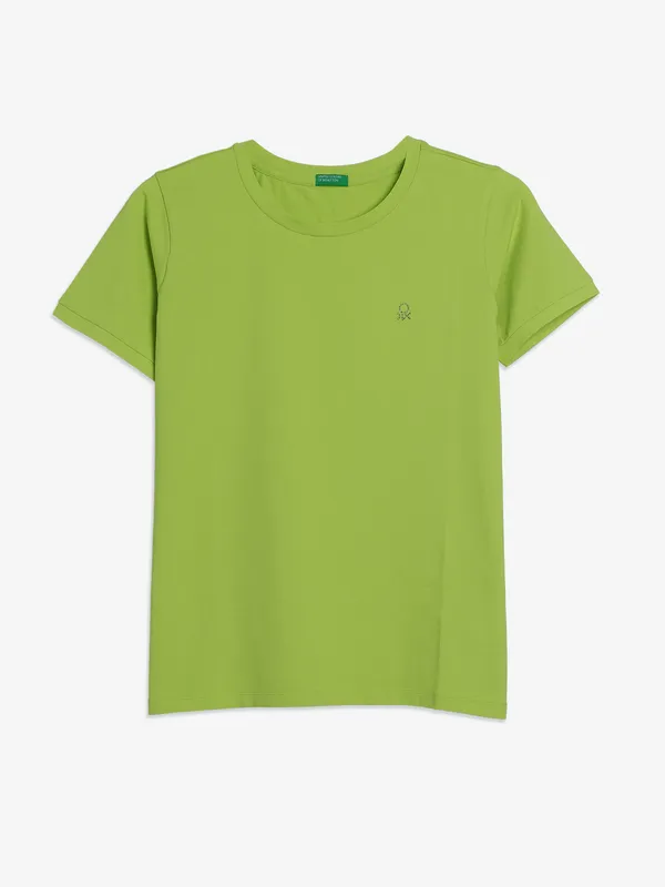 UCB plain green cotton t-shirt