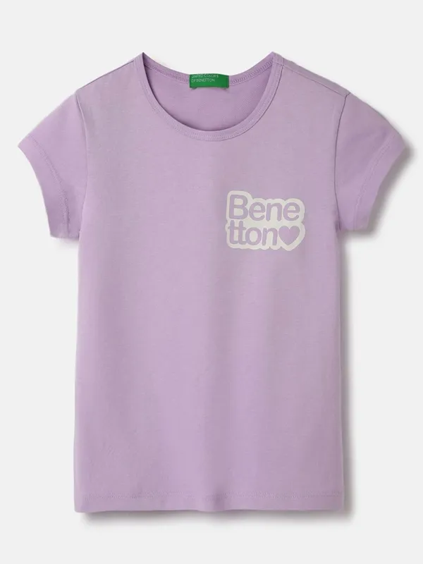 UCB plain lavender cotton t-shirt
