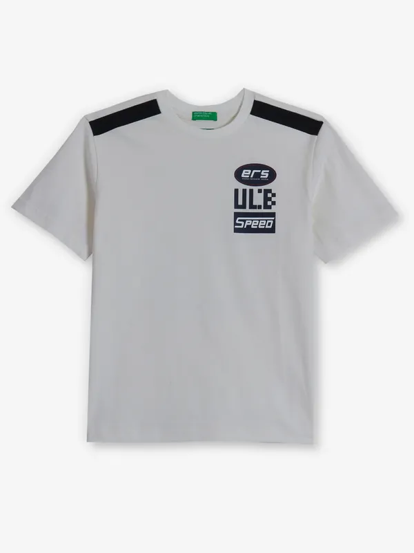 UCB printed off-white cotton t-shirt