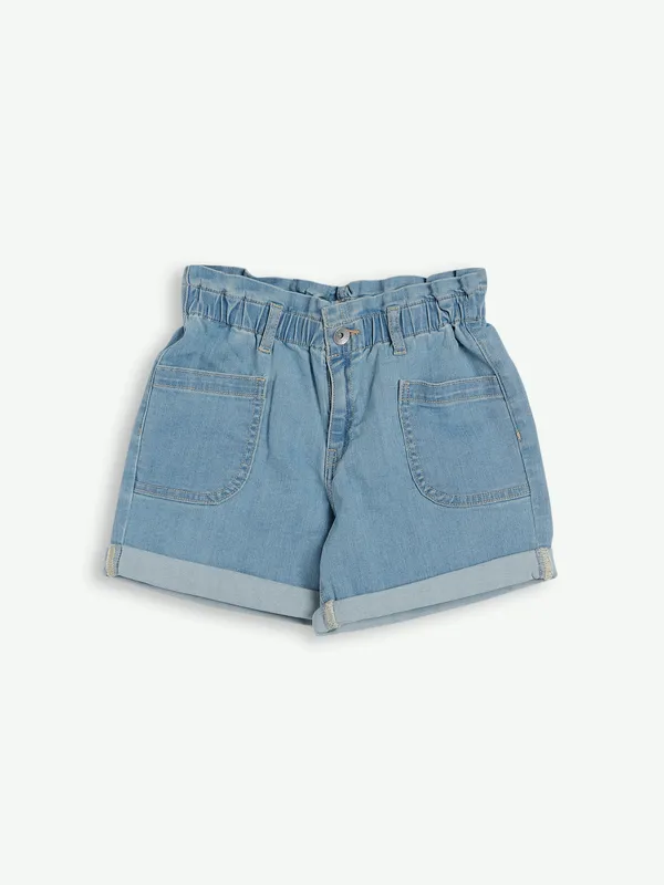 UCB sky blue denim shorts