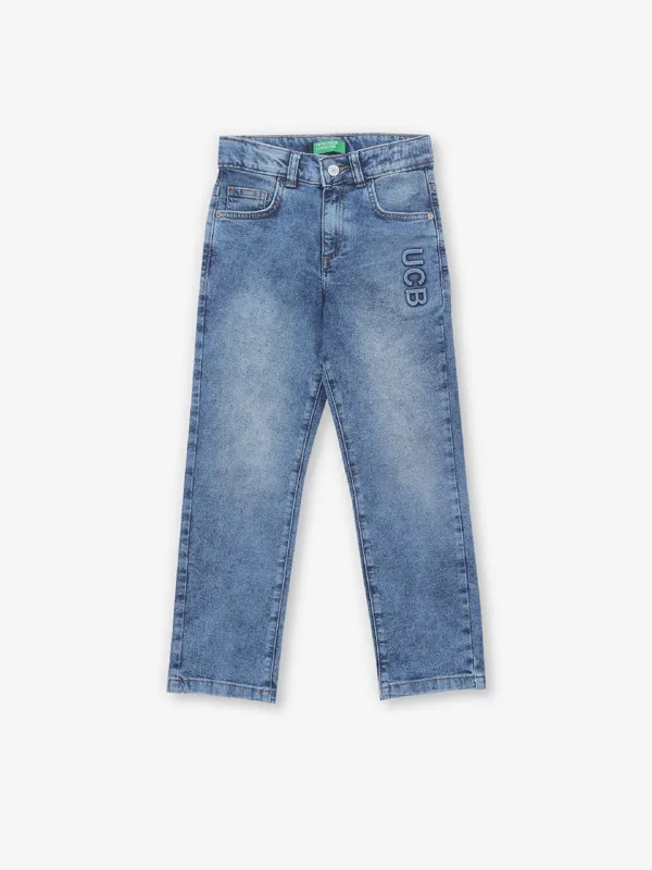 UCB sky blue washed jeans