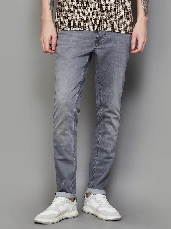 UCB washed denim grey jeans