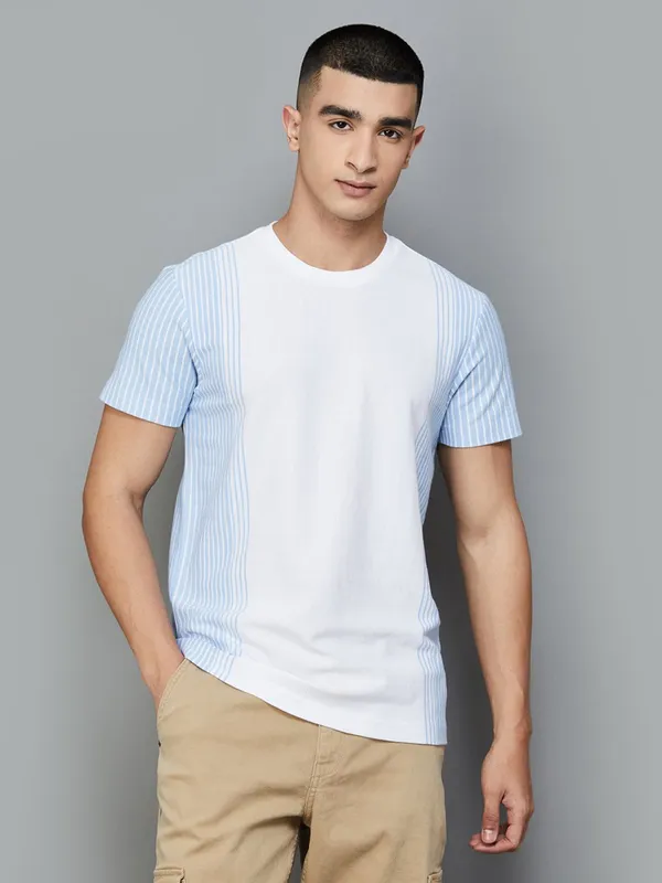 UCB white and blue cotton t-shirt