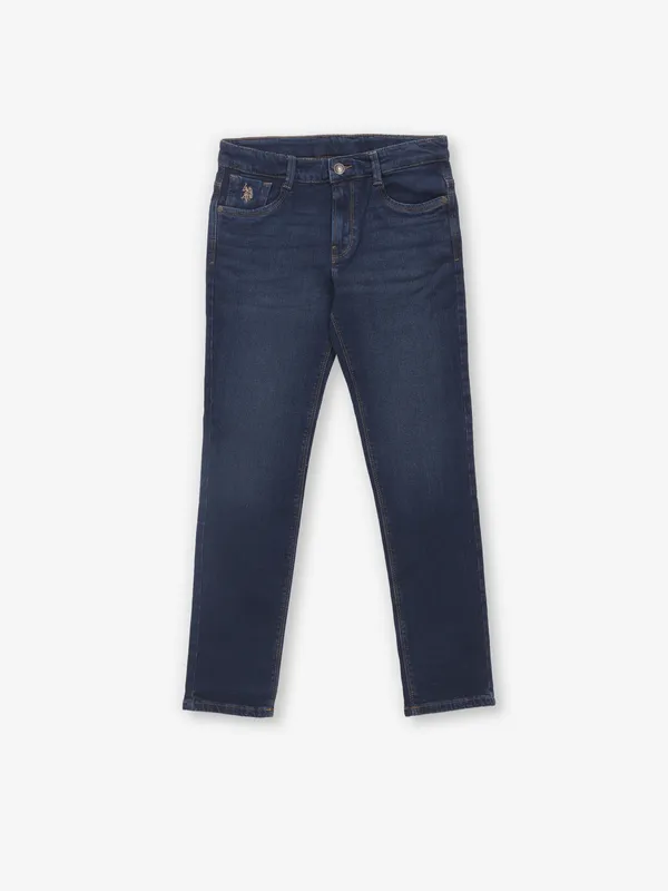 US POLO ASSN blue washed slim fit jeans