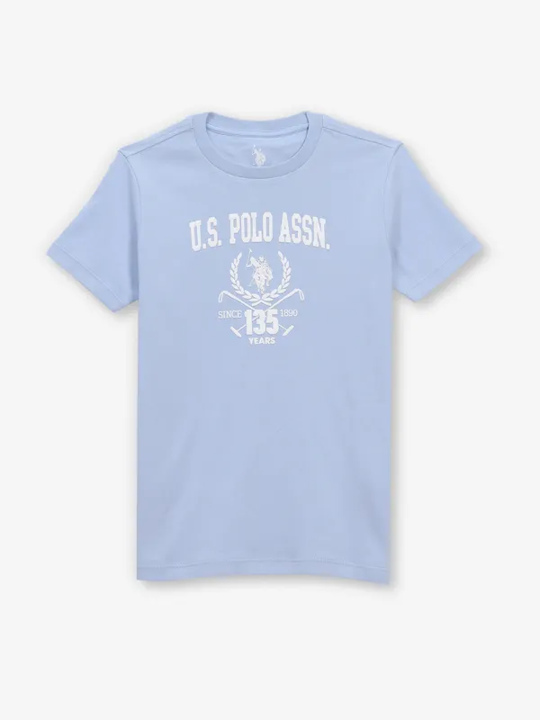US POLO ASSN mint blue brand name t-shirt