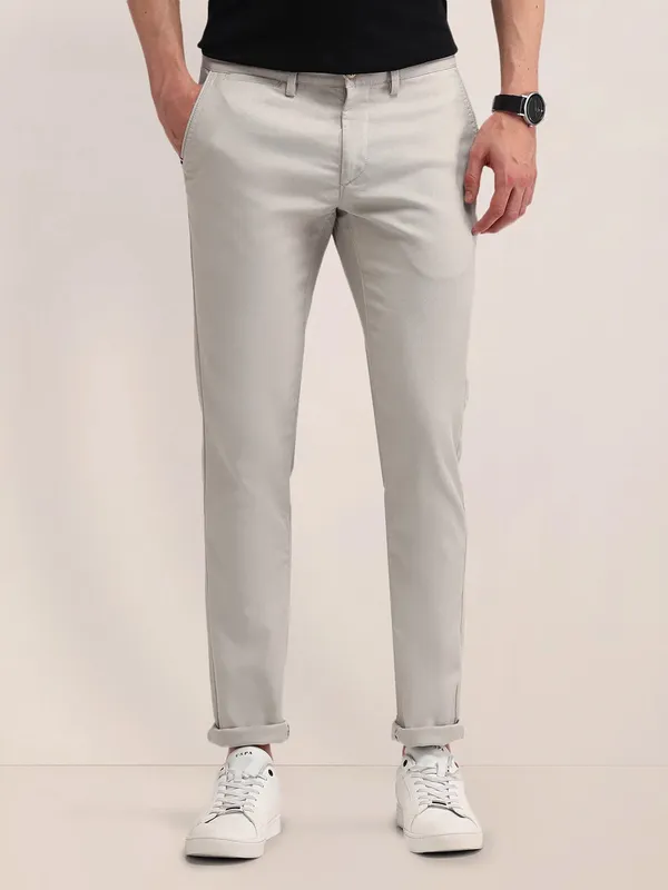 US POLO cotton grey men trouser