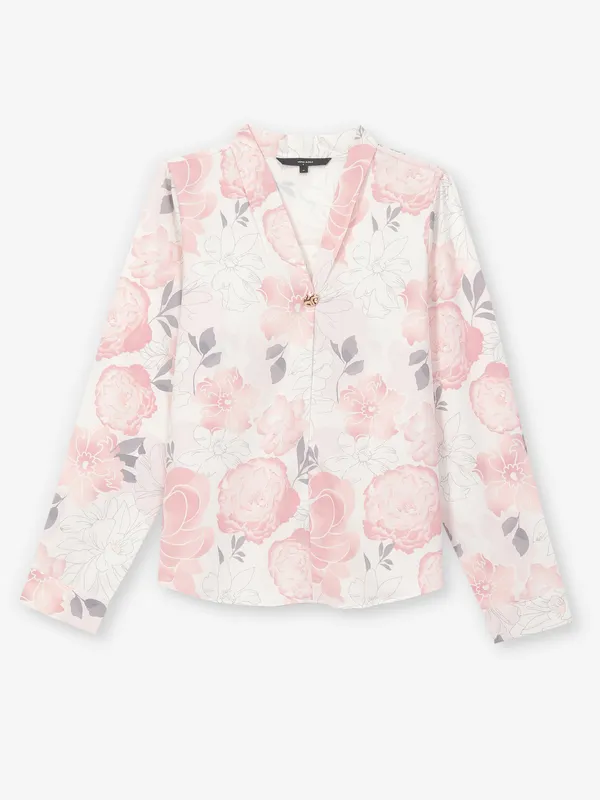 VERO MODA pink printed top for women