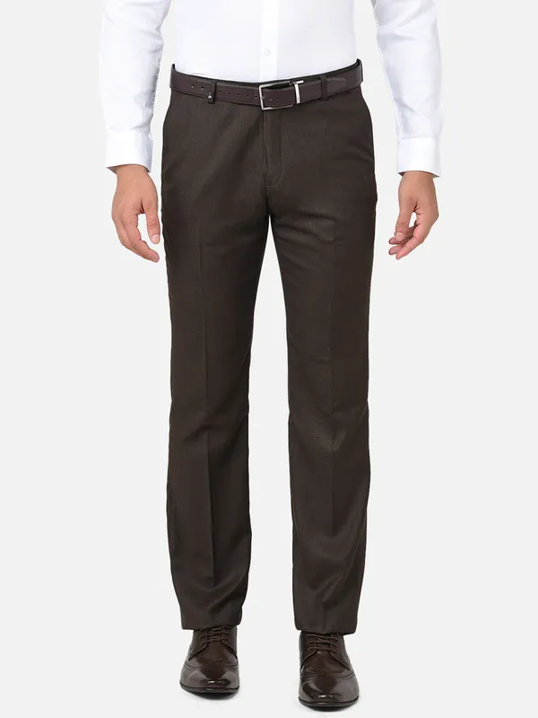 OXEMBERG Slim Fit Men Brown Trousers  Buy Brown OXEMBERG Slim Fit Men Brown  Trousers Online at Best Prices in India  Flipkartcom