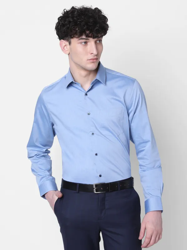 Shop J. Hampstead Men Slim Fit Solid Shirt Online