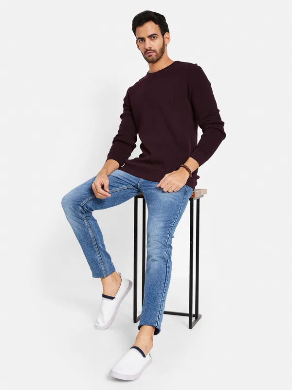 Brushed Rib Button Down Pullover