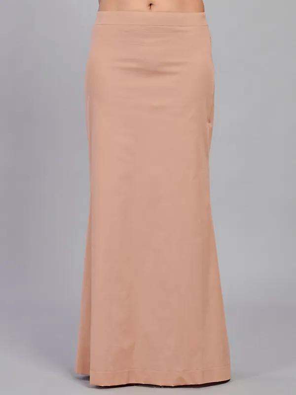 WOMEN BROWN SOLID SAREE SHAPEWEAR
