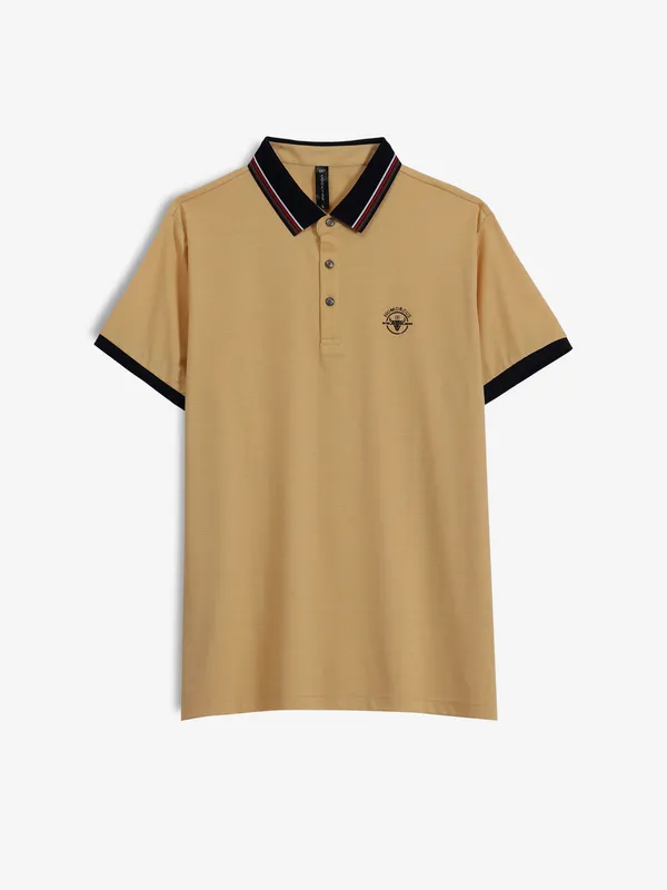 Polo Shirt Gucci T Shirt Womens Yellow COOKYSS Plain Musterd