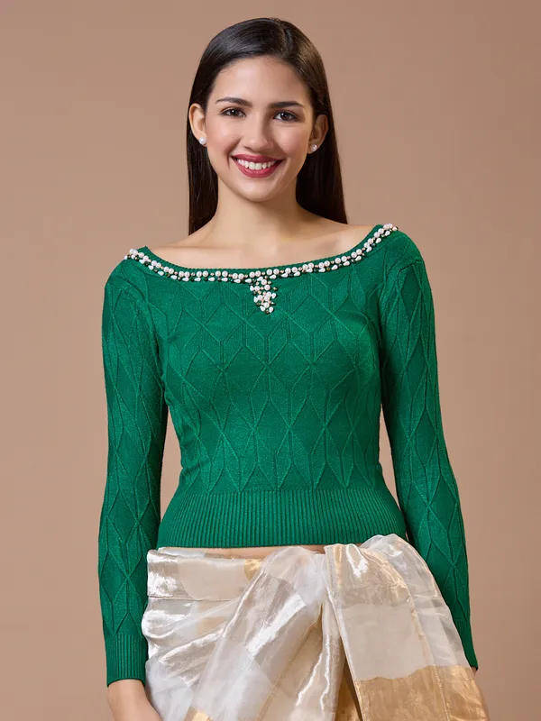 Raven Blouse Green