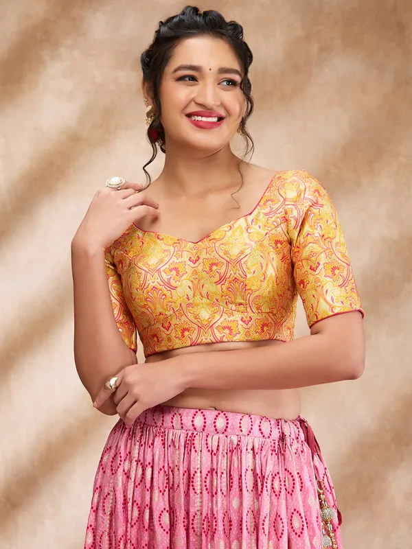 Dark yellow blouse sales