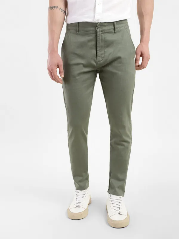 Levis olive 512 slim taper cotton trouser-G3-MCT0816