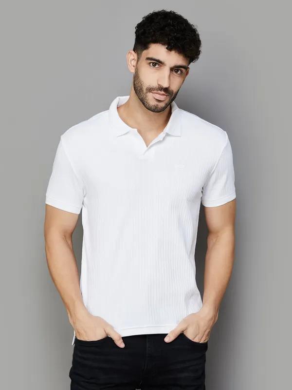 LEVIS plain white slim fit t-shirt in cotton -G3-MTS19234 Singapore