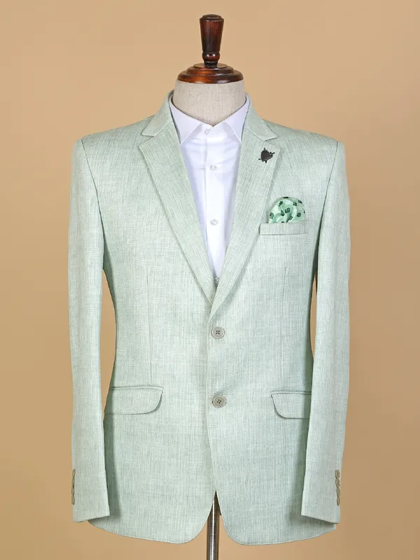 Pista green terry rayon men blazer G3 MBL01042