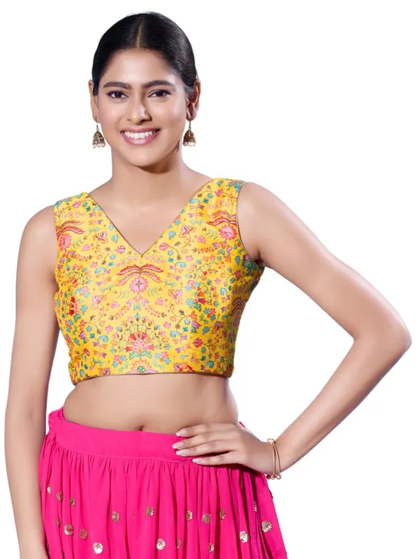 Pixie Silk Blouse Yellow