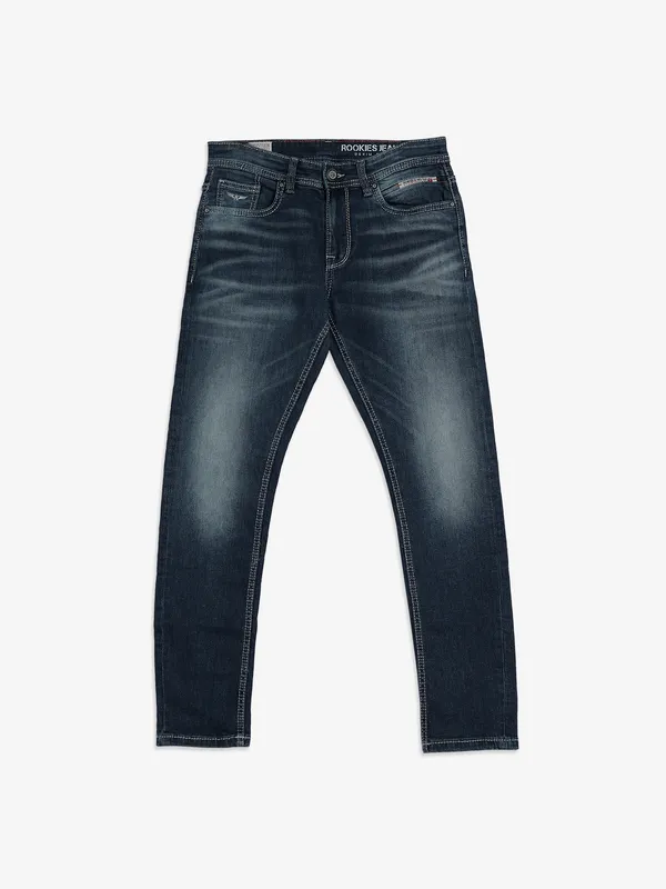 ROOKIES blue springsteen fit washed jeans-G3-MJE4890 | United States