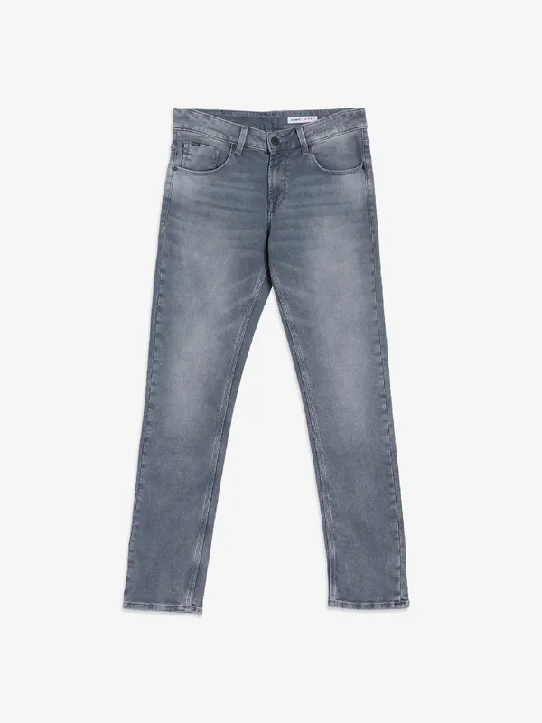 Spykar light grey washed skinnt fit jeans-G3-MJE4828 Canada