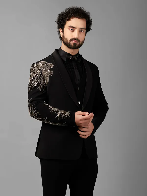 Court Pant in Black Court Pant in Black