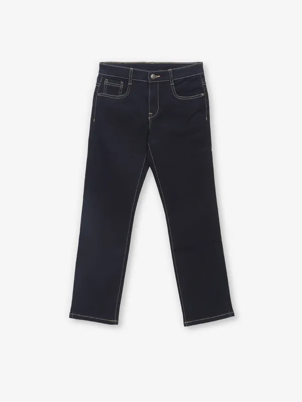 US POLO ASSN blue solid denim jeans-G3-BJE01168