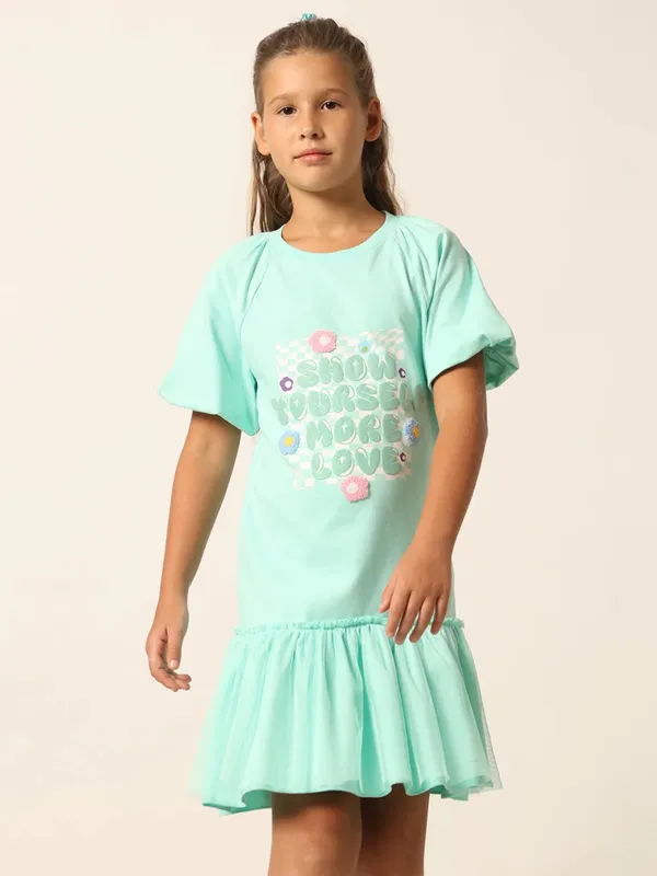 VERO MODA mint green printed dress-G3-GDR0561 | Australia VERO MODA mint green printed dress-G3-GDR0561 | Australia