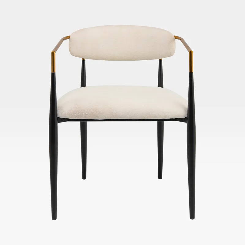 Shop VELIS dining armchair white/black Online 692585