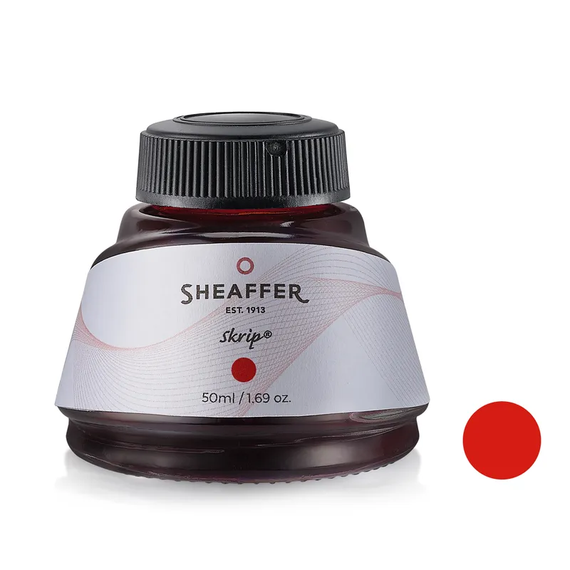 Buy Sheaffer Skrip Ink Bottle (50 ml) Red Online William Penn
