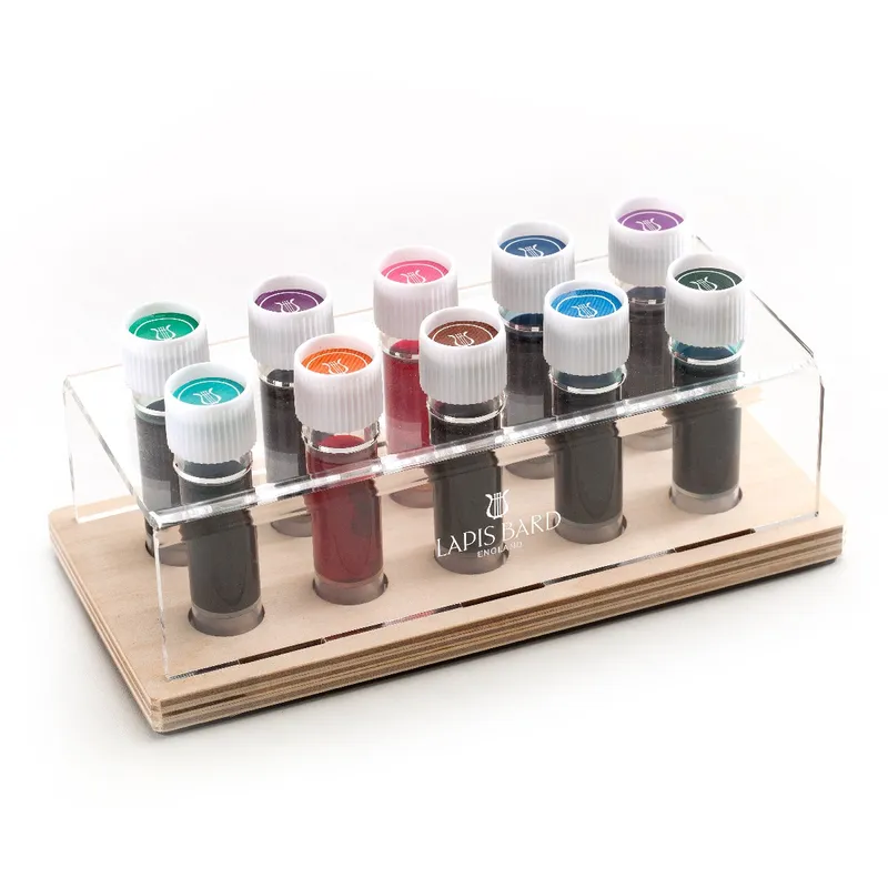 Buy Lapis Bard Ink Vial Kit set of 10colors in 5ML Vial Each with...