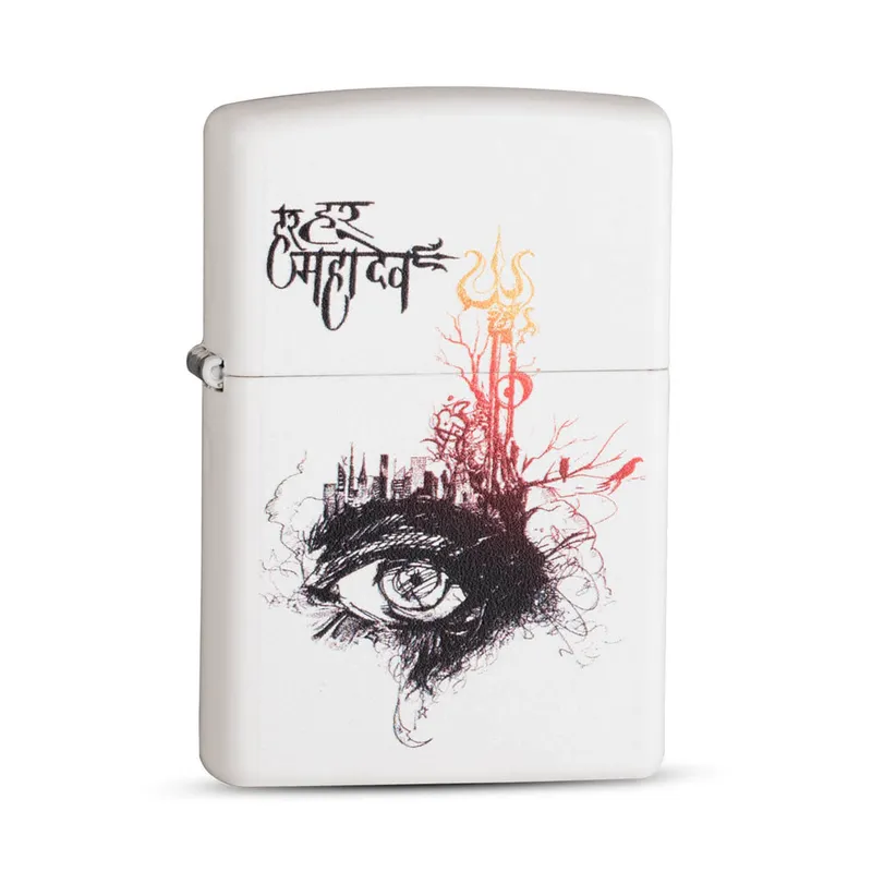Buy Zippo Lighter 214.CI407530 Lord Shiva White Online - William Penn