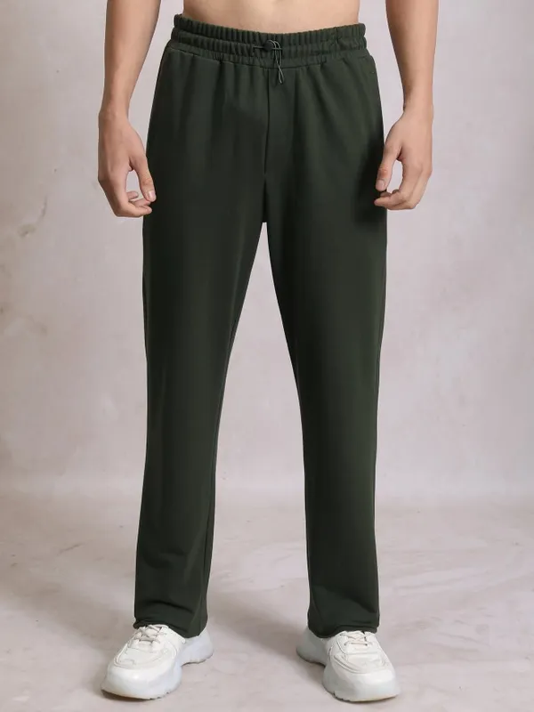 Straight fit track pants online