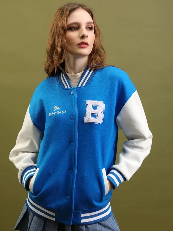 新品未使用タグ付き】VTMNTS COLLEGE JACKET ブルー